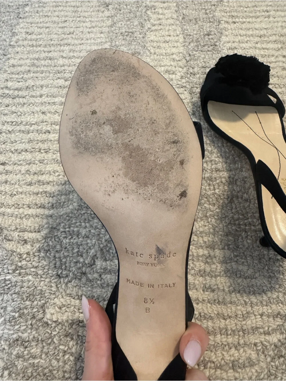 kate spade Rosette Slingback Kitten Heels
